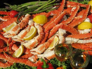 King crab legs