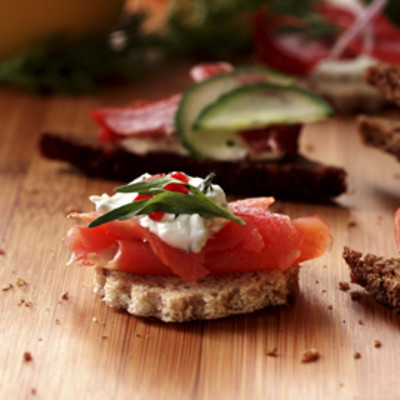 Alaska Smoked Salmon Appetizer