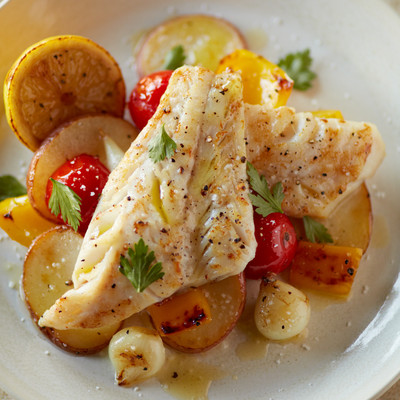 Alaska Pollock a la Plancha