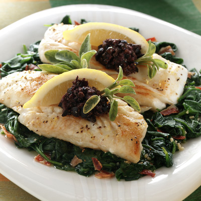 Alaska Cod Florentine