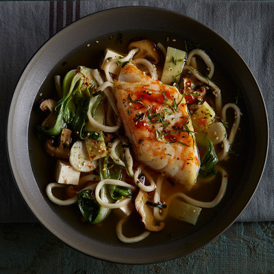 Alaska Honey Sriracha Cod Noodle Bowl