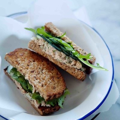 Alaska Salmon Salad Sandwiches